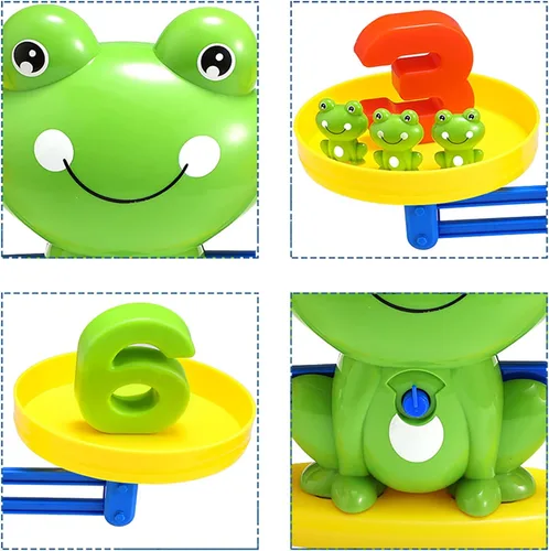 Miniatura 5 de Frog Balance Cool Math Counting Game Educativo Aprendizaje Temprano Escala STEM Juguetes Regalos para Niños Preescolares Niños de 3 4 5 6 años