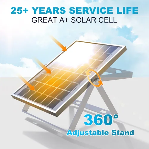 Miniatura 5 de SOLPERK Ventilador solar para invernadero, ventilador solar de 10 W para gallinero, ventilador de escape solar impermeable para cobertizo con cable