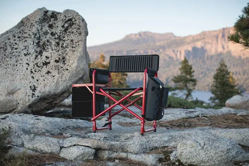 Miniatura 2 de Picnic Time Fusion – Silla plegable, Gris/Rojo Gris oscuro con detalles rojos