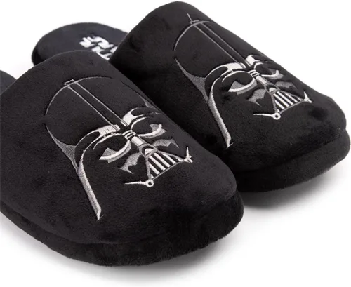 Miniatura 6 de STAR WARS Pantuflas para hombre Darth Vader Dark Side Poliéster Zapatos para casa, Negro