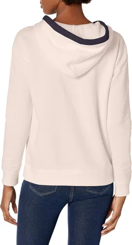 Miniatura 4 de Nautica Sudadera con capucha de cuello dividido de ajuste clásico para mujer