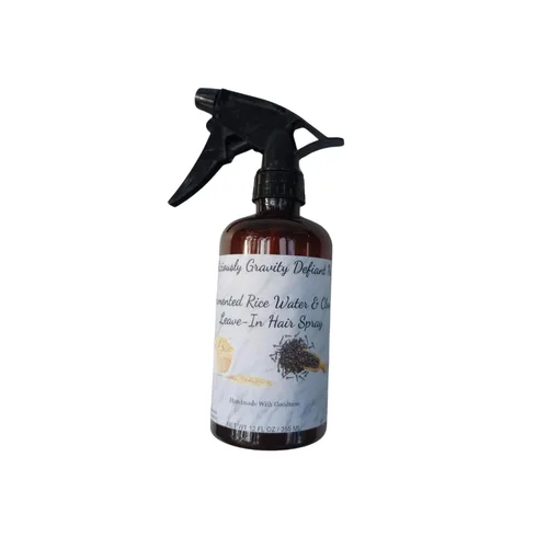 Tratamiento fermentado de agua de arroz y clavo de cuero cabelludo para adelgazamiento del cabello y pérdida de cabello (sin aceite) Spray sin