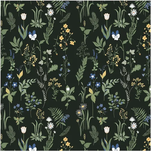 Miniatura 12 de Papel tapiz para despegar y pegar, papel tapiz floral bohemio de 17.5 x 78.7 pulgadas para dormitorio y baño, fácil de despegar, apto para inquilinos