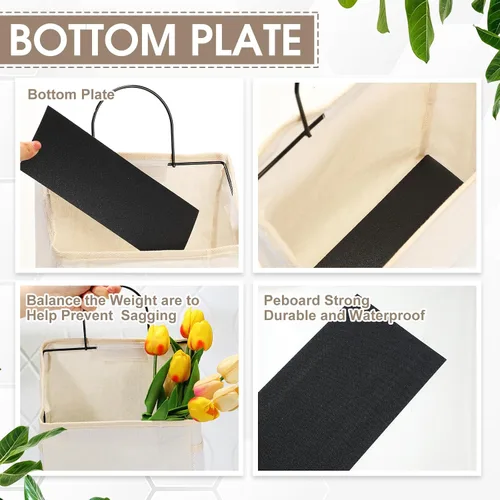 Miniatura 6 de Woanger 12 bolsas de almacenamiento para colgar en la pared, organizador para colgar en la pared, contenedores para colgar sobre la puerta
