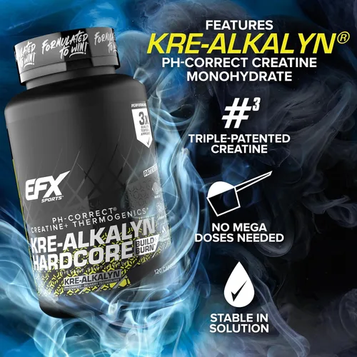 Miniatura 4 de EFX Sports Kre-Alkalyn Hardcore 120 Cápsulas
