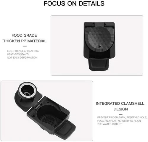 Miniatura 7 de Convertidor para máquina Dolce Gusto para preparar cápsulas de café Nespre**so, adaptador de Dolce Gusto a Nespre**so Compatible con: Dolce Gusto