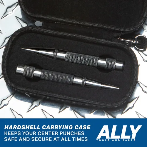 Miniatura 6 de ALLY Tools - Perforadora central automática resistente con acero endurecido, 2 unidades de punzón central automático de alta calidad