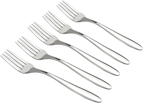 Miniatura 5 de Ramddy Tenedor de ensalada de acero inoxidable 18/10, 12 piezas, 7 pulgadas