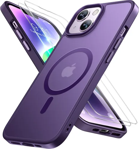 Miniatura 26 de Miracase Funda diseñada para iPhone SE 2022/SE 2020/7/8, funda multicolor de silicona a prueba de golpes (rojo)