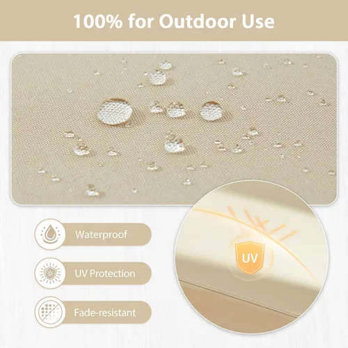 Miniatura 2 de Cojines para sillas de patio al aire libre, 19 x 19 pulgadas, cojines impermeables para muebles de patio de asiento profundo, cojín de repuesto