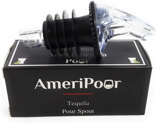 Speed Pourer - Patron Pour Spout - Fabricado 100% en los Estados Unidos. Boquillas de barra de flujo libre que no gotean - Sin grietas, solo un