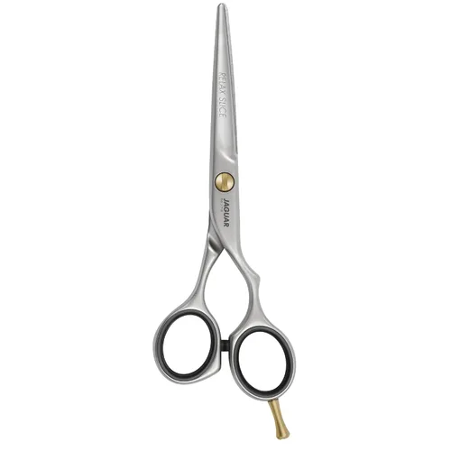 Jaguar Tijeras de corte y recorte de pelo de acero ergonómico profesional para estilistas, esteticistas, peluqueros, peluqueros y barberos