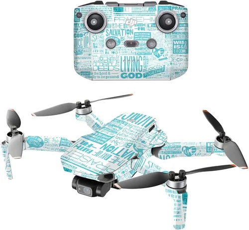 Miniatura 7 de MightySkins - Compatible con DJI Mini 2 Dron portátil - Tropical Resort Funda protectora de vinilo duradera y única Fácil de aplicar, quitar