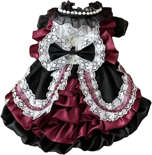 Miniatura 30 de Moda Vestido de Princesa de Chifón para Perro Dulce Cachorro para Perro EXTRAL Pequeño y Perro Pequeño Rosa M
