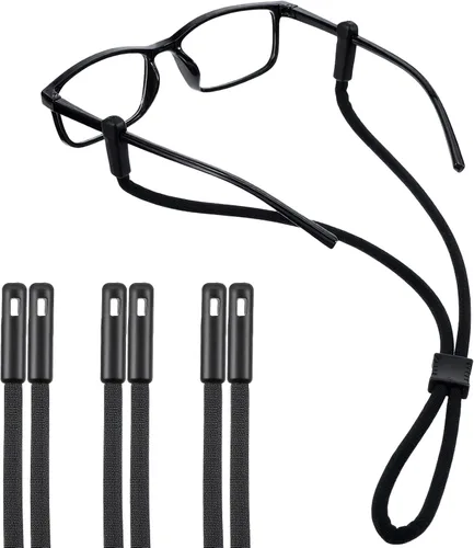 CIATBYYJ 3 correas para lentes de sol, correas deportivas ajustables para gafas, correa universal para anteojos alrededor del cuello para mujeres,