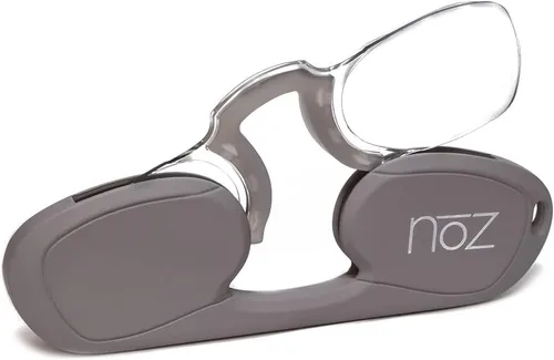 Miniatura 14 de Calabria Noz - Llavero para lentes de lectura sin brazos para la nariz, estuche rígido, para hombres y mujeres, para lector de bolsillo, mini