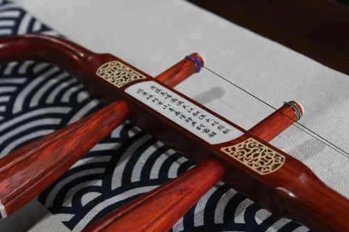 Miniatura 4 de Chinese Erhu - Violín violín de palisandro de 2 cuerdas con DVD, colofonia, puente, estuche rígido, etc. Perfecto para principiantes (BS3997B)