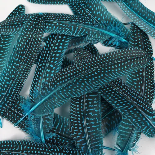 Miniatura 4 de Daieeparty 12 plumas de faisán a granel, plumas manchadas naturales para manualidades, decoración del hogar