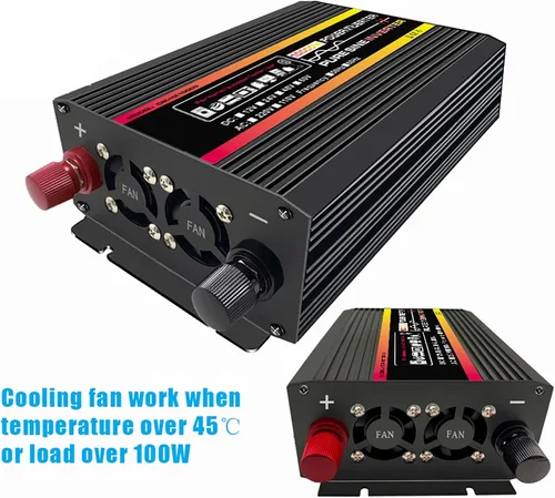 Miniatura 3 de DC 12V 24V a AC 220V Sistema de energía solar 12000W Inversor de onda sinusoidal pura hogar al aire libre RV coche inversor de alta potencia