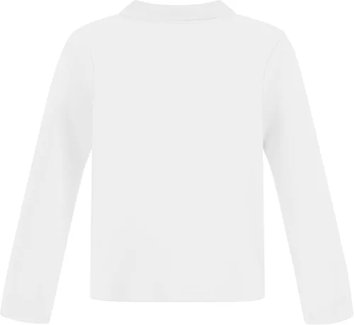Miniatura 3 de Nautica Girls' School Uniform Long Sleeve Polo Shirt, Button Closure, Comfortable & Breathable Fabric