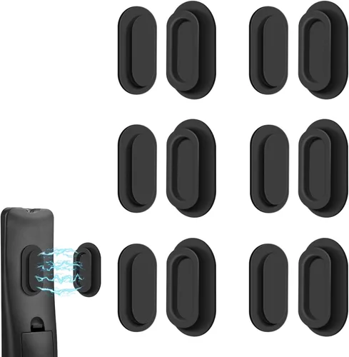 Paquete de 6 soportes magnéticos para control remoto – Soporte de pared magnético de silicona mejorado para TV, ventilador y aire acondicionado –