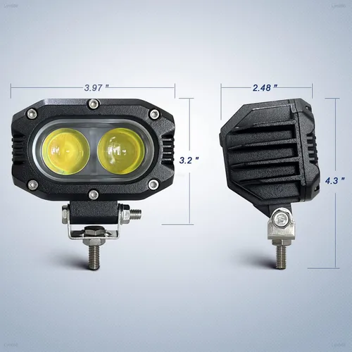 Miniatura 2 de Barra de luz LED de 4 pulgadas de 80 W con haz de punto blanco 5050 LED, luz de conducción todoterreno, luces antiniebla para camión, camioneta