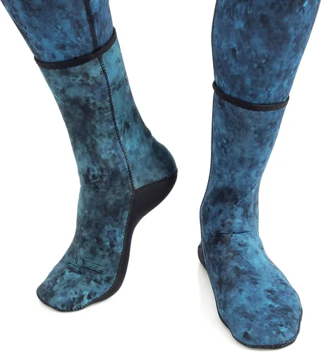Miniatura 2 de CRESSI Calcetines de camuflaje de neopreno para adultos de 0.118 in para apnea, esnórquel, buceo - Calcetines Hunter: diseñados en Italia