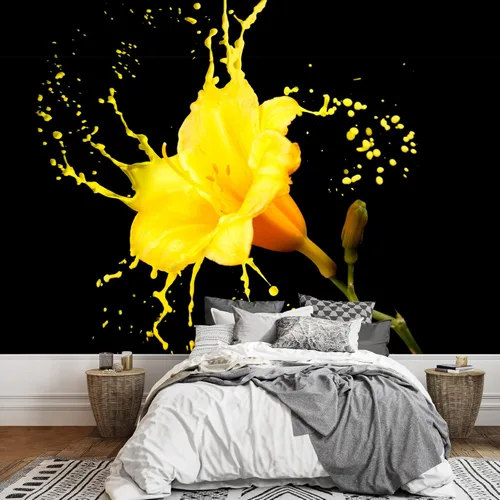Miniatura 48 de wall26 - Patrón de hojas de fondo sin costuras - Mural de pared extraíble Papel pintado grande autoadhesivo - 66x96 pulgadas obra de arte 16