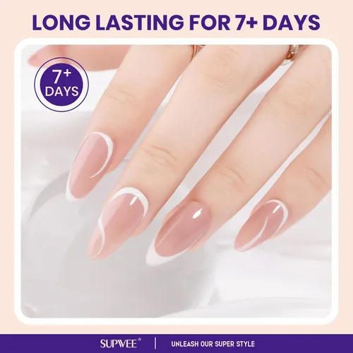 Miniatura 6 de Esmalte de uñas nude de secado rápido, 0.63 onzas líquidas, esmalte de uñas regular de secado rápido, esmalte de uñas de alto brillo para otoño