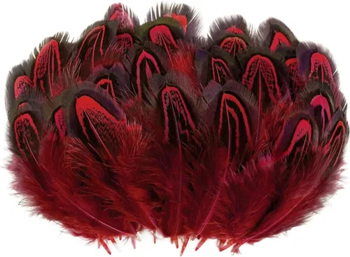 Miniatura 9 de 100 plumas de faisán azul turquesa de 2 a 3 pulgadas para manualidades, decoración de atrapasueños Azul lago