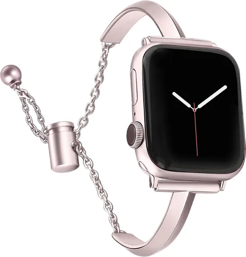 Miniatura 11 de PlusRoc Correa de acero inoxidable compatible con Apple Watch de 1.5, 1.58, 1.61, 1.65, 1.73, 1.77, 1.85, 1.93 pulgadas, iWatch SE Series 11, 10, 9
