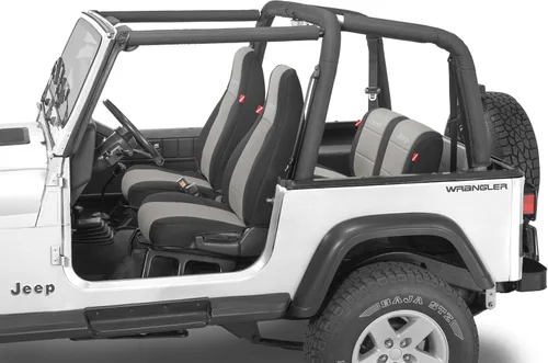 Miniatura 16 de Diver Down Neoprene Seat Cover Set - Fits Jeep YJ 1987-1995 Wrangler - Front and Back Seat Set - Waterproof Custom Fit - Soft Padded Cushion Feel