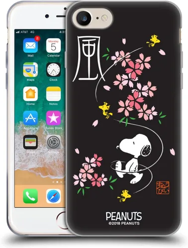 Miniatura 396 de Carcasa de gel para iPhone 7 Plus/iPhone 8 Plus, diseño de Snoopy Oriental de Peanuts, Badges