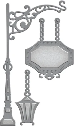 Miniatura 22 de Spellbinders Shapeabilities Die D-Lites, Sentiments 1, Marrón, 393639