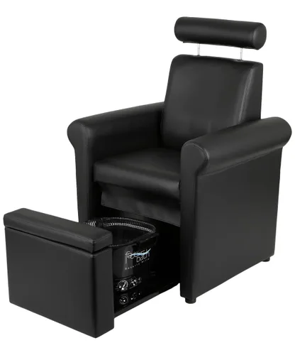Miniatura 9 de Buy-Rite Salon & Spa Equipment Mona Lisa - Silla de pedicura sin plomería, ajustable, portátil, extraíble, negro, CHM-2320-5H-BLACK