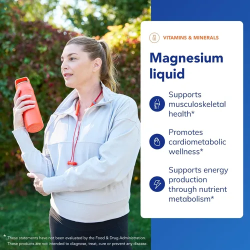 Miniatura 3 de Pure Encapsulations Líquido de magnesio Combinación hipoalergénica para apoyar la salud musculoesquelética y cardiometabólica 8.1 onzas líquidas