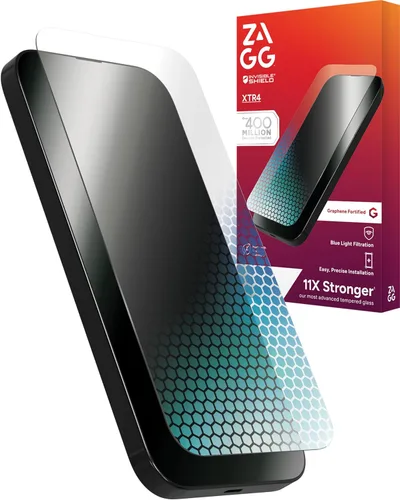 Miniatura 15 de ZAGG XTR5 - Protector de pantalla para iPhone 17 Pro Max, vidrio, protección contra la luz azul, 11 veces más fuerte, tecnología Eyesafe CPF60