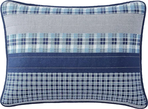 Miniatura 4 de Nautica - Juego de edredón tamaño King, juego de ropa de cama reversible de algodón, decoración del hogar de diseño para todas las estaciones
