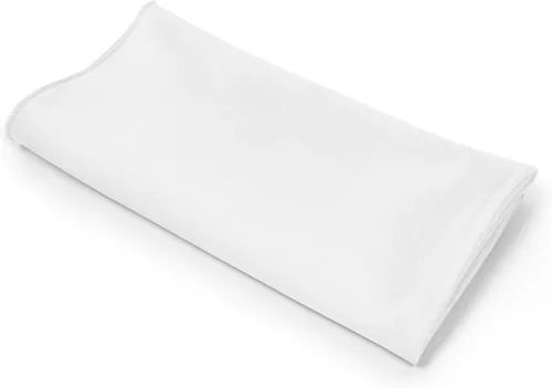 Miniatura 9 de Ultimate Textile -1 docena - Reversible Shantung Satin - Majestic - Servilletas de tela Majestic de 17 x 17 pulgadas, color blanco