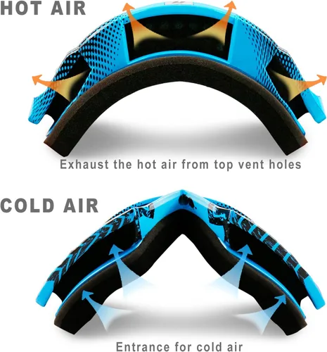 Miniatura 3 de Gafas de motocross para adultos, motocross, motocross, 4 ruedas, MX ATV todoterreno, lentes antiniebla para hombres y mujeres