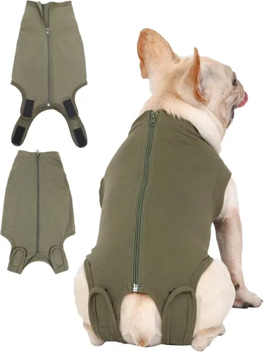 Miniatura 22 de Traje de recuperación de cirugía para perros – Después de la esterilización, heridas abdominales después de la recuperación quirúrgica, antilamida