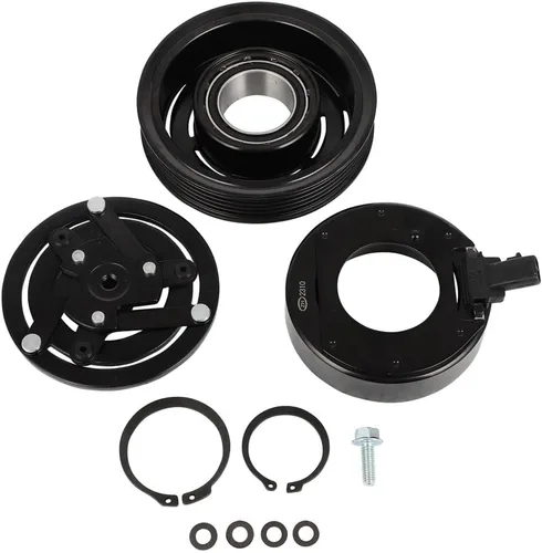 Miniatura 26 de cciyu Embrague del compresor de aire acondicionado 1993-1997 para Ford E-350 Econoline 7.3L 1993-1997 para Ford E-350 Econoline Club Wagon 7.3L