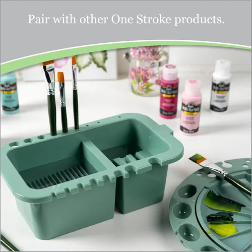 Miniatura 6 de FolkArt Lavabo de pincel de un solo paso, versátil y fácil de limpiar, perfecto para proyectos de manualidades y manualidades de pintura acrílica