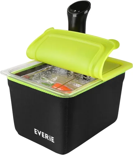 Miniatura 6 de EVERIE Recipiente Sous Vide con Tapa de Silicona Universal Compatible con Todos los Modelos de Anova, Anova Nano, Chefsteps Joule, Instant Pot, Olla