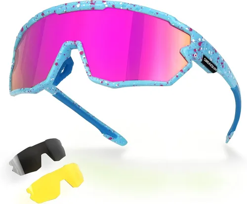 Miniatura 9 de Gafas de sol polarizadas, gafas de ciclismo para adultos y jóvenes, hombres y mujeres, gafas de protección para béisbol