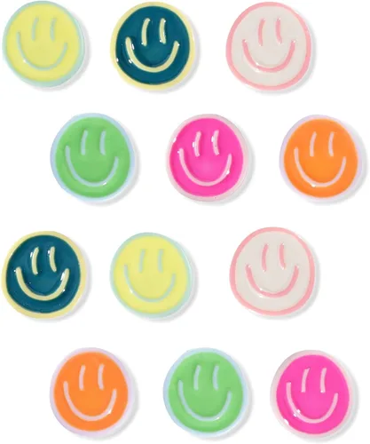 Miniatura 10 de Mymazn Imanes para refrigerador, imanes lindos para refrigerador, 12 piezas de imanes coloridos para pizarra, gabinete, casillero, imanes