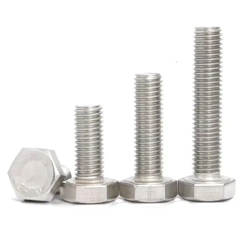 Miniatura 7 de Perno hexagonal M12-0.069 x 1.575 in, tornillos de cabeza hexagonal A2-70 (304) acero inoxidable, DIN933, pernos de grifo hexagonales totalmente