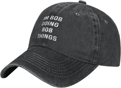 Miniatura 2 de Im Bob Doing Bob Things - Sombrero de camionero para hombre, sombrero de malla vintage para verano