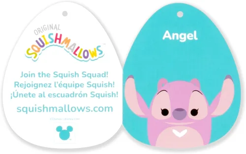 Miniatura 6 de Squishmallows Peluche original de ángel de Disney de 14 pulgadas (pequeño)