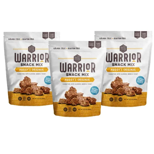 Miniatura 11 de BeeFree Warrior Mix Granola sin gluten – Bocaditos de granola gruesos Granola paleo, baja en carbohidratos, sin granos, sin conservantes, sin
